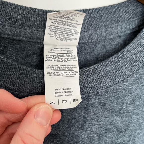 Dr Soul printed logo Gray Men's T-Shirt size 2XL - Picture 2 of 5